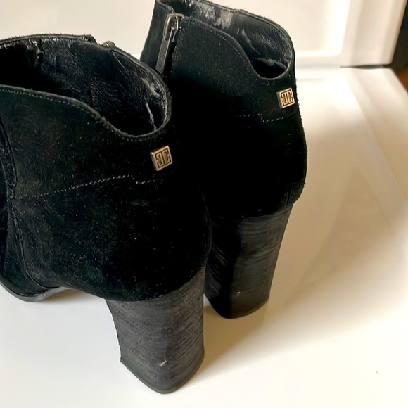 USED Black Suede Booties - Picture 3 of 5